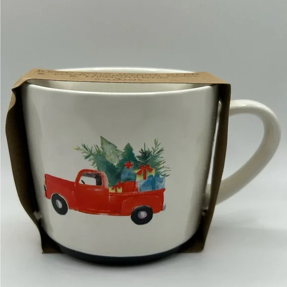 ☕️ NEW Mug - “Tis the Season” Festive Red Truck - Picture 1 of 3